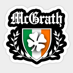 McGrath Shamrock Crest Sticker